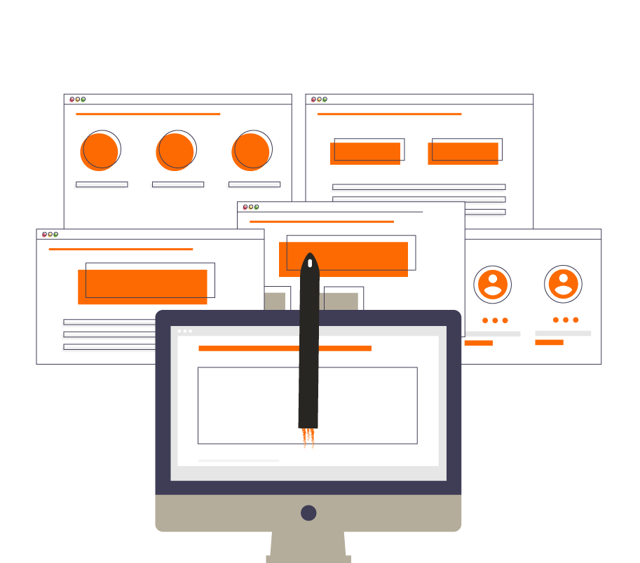 Modèle PowerPoint sur-mesure conçu par 9lignes, avec masques de diapositives et composants graphiques réutilisables